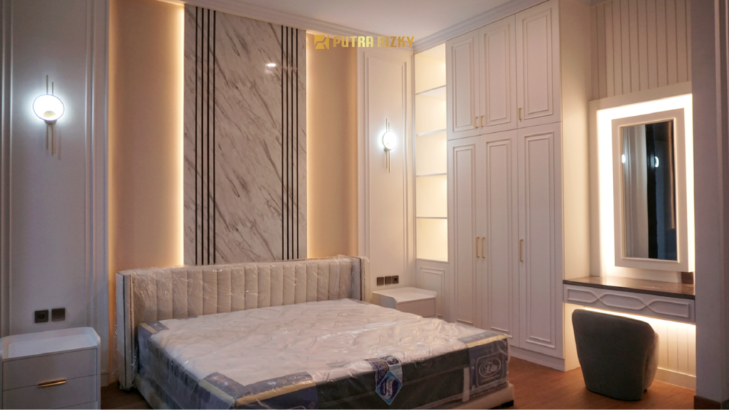 Desain kamar classic Omah Krapyak oleh jasa interior Jogja, Putra Rizky Interior